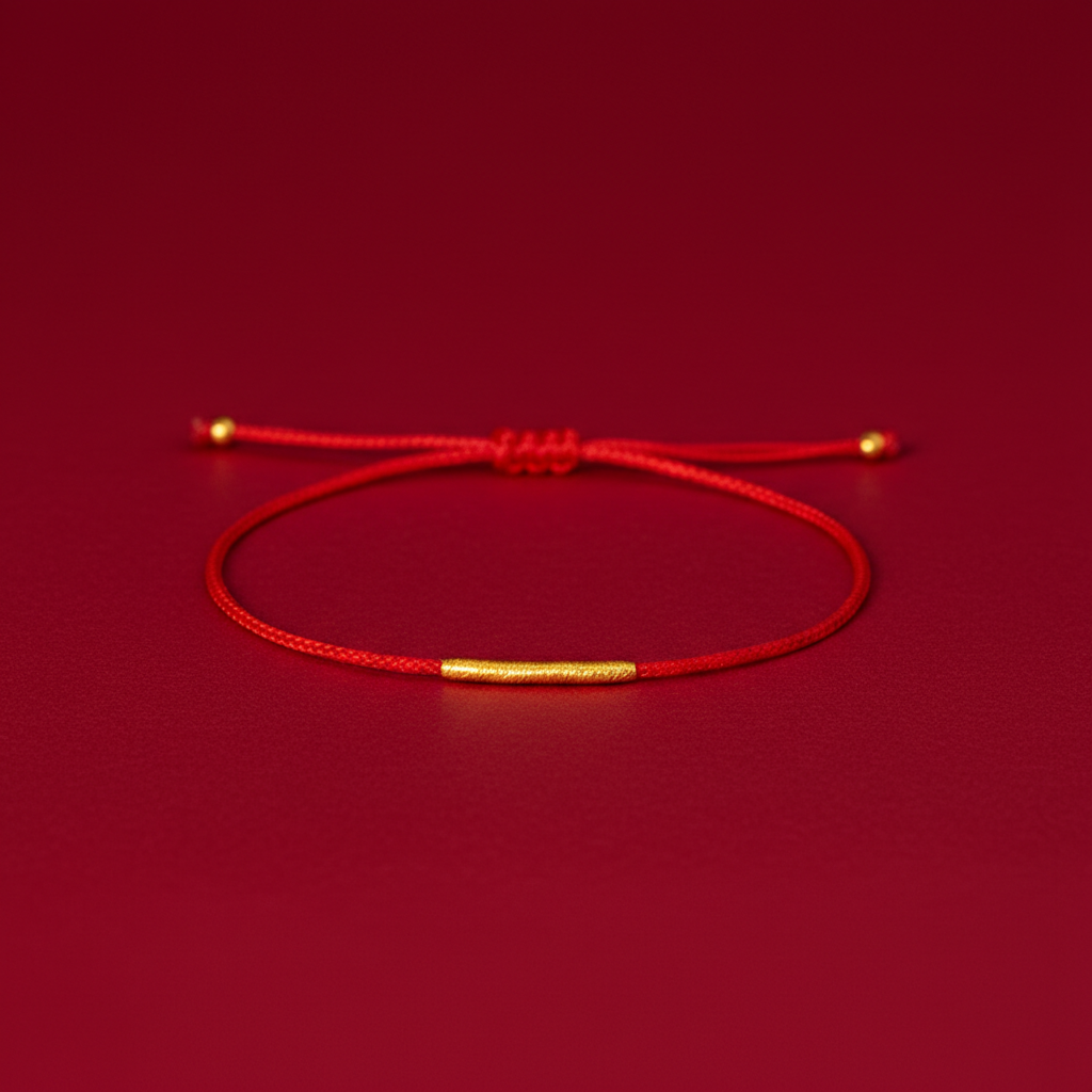 Minimalist Red String Couple Bracelet