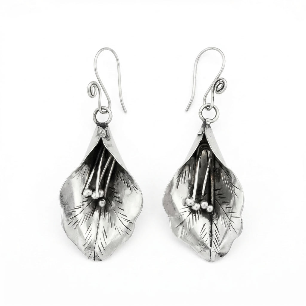 Miao Silver Earrings   | Ethnic Heritage