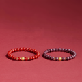 Raw Cinnabar Year of Horse Bracelet