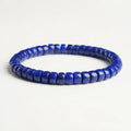 Lapis Lazuli Straight-Cut Bracelet - Passion & Vitality | Root Chakra
