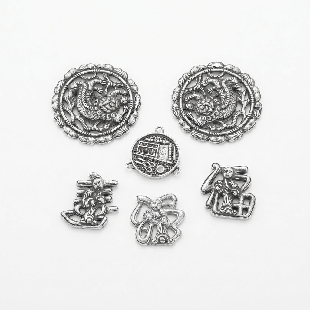 Miao Silver DIY Craft Supplies/Necklace  | Ethnic Heritage