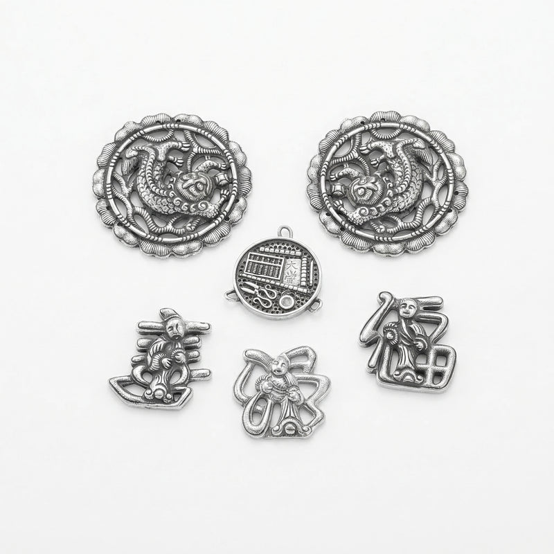 Miao Silver DIY Craft Supplies/Necklace  | Ethnic Heritage