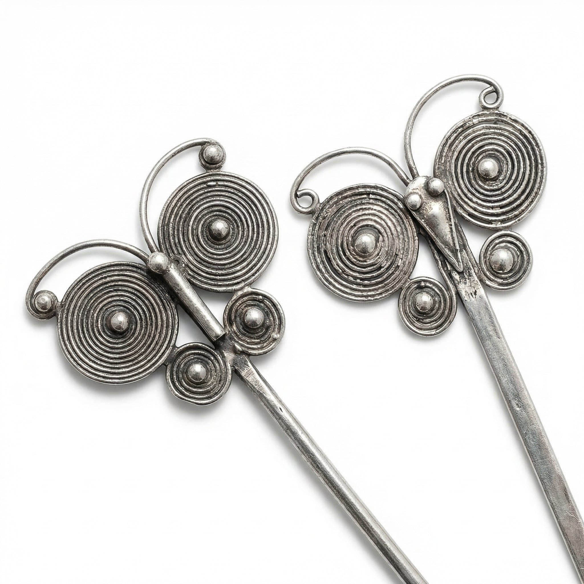 Miao Silver Hair Accessory Bundle | Ethnic Heritage