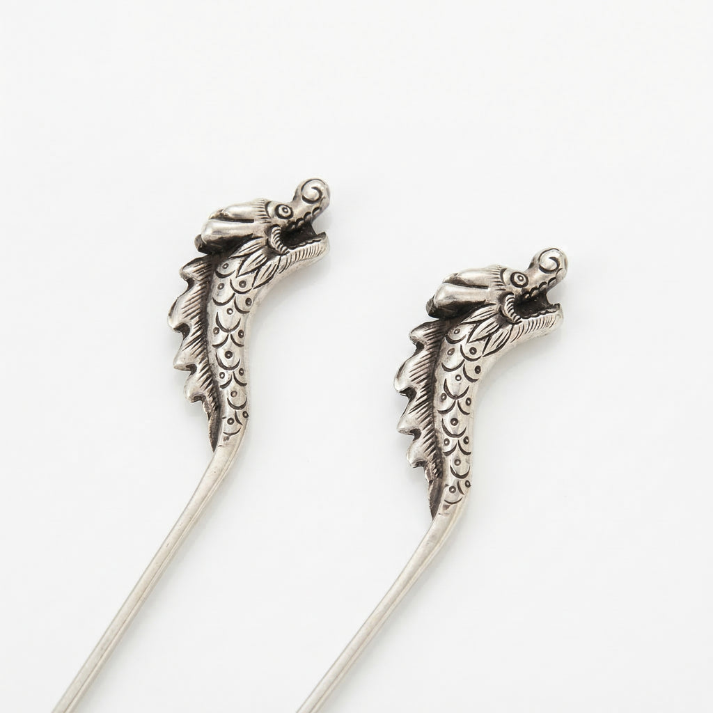 Miao Silver Hair Accessory Bundle | Ethnic Heritage
