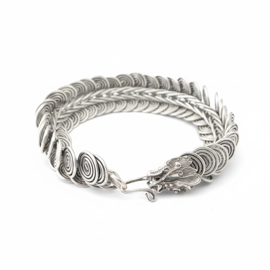 Miao Silver Bracelet | Ethnic Heritage