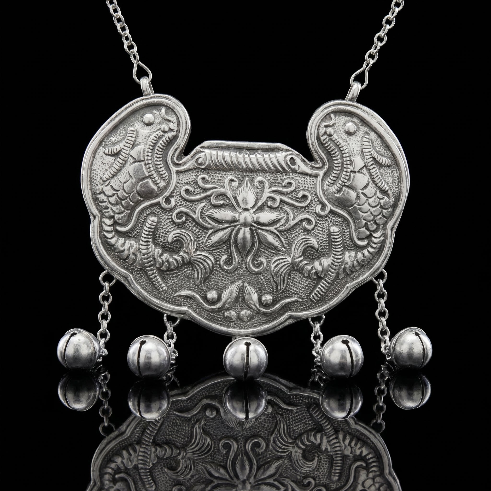 Miao Silver Necklace  | Ethnic Heritage