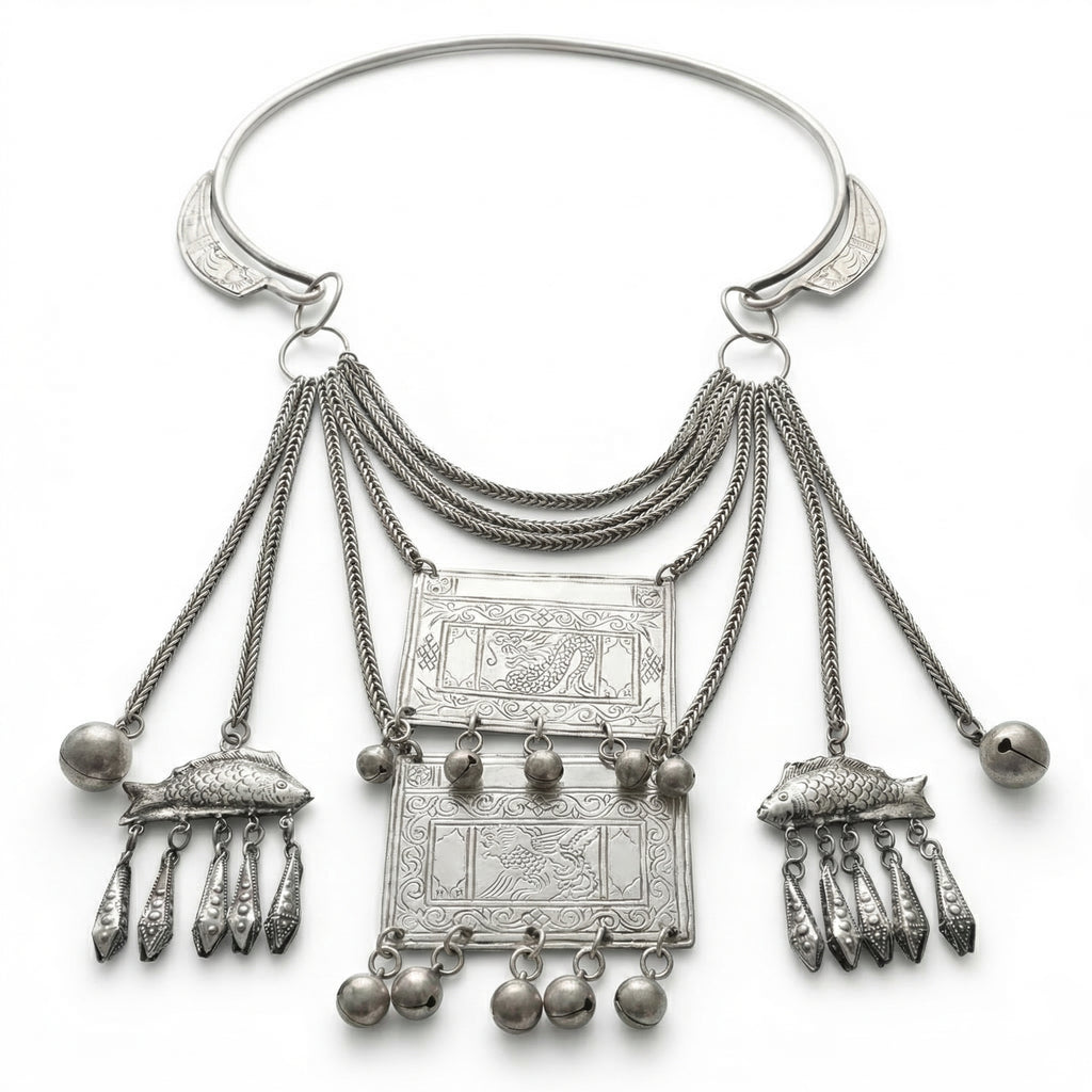 Miao Silver Necklace  | Ethnic Heritage