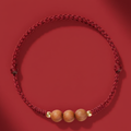 Year of Horse Peach Wood Protection String