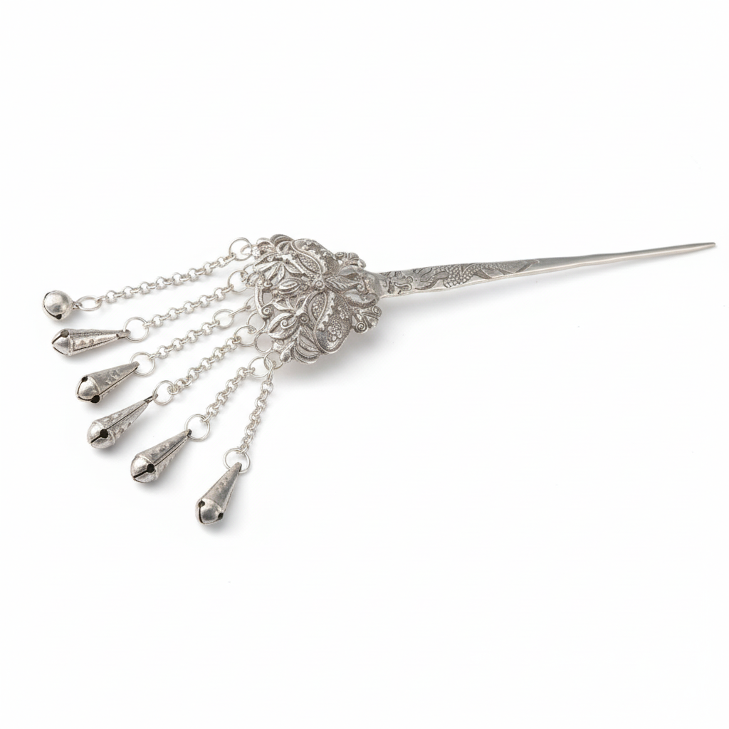 Miao Silver Hair Accessory Bundle | Ethnic Heritage