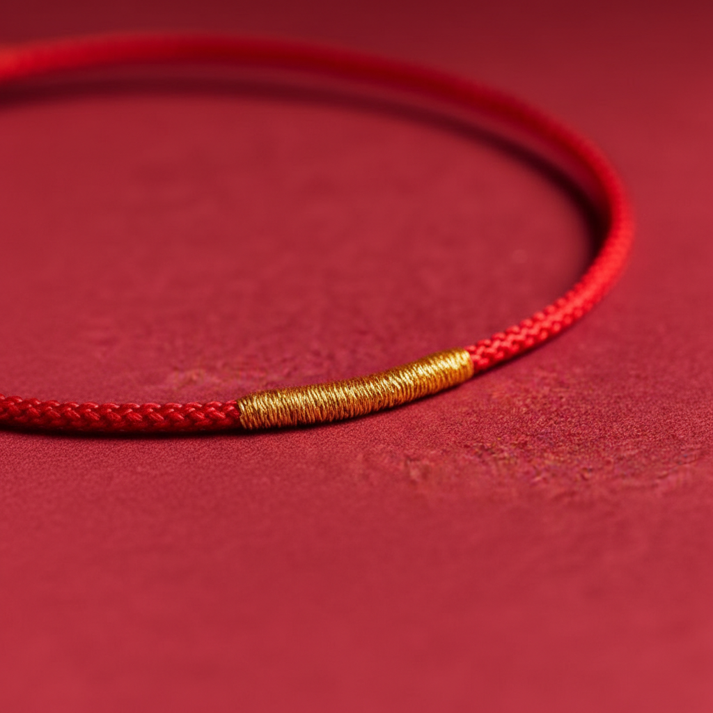 Minimalist Red String Couple Bracelet
