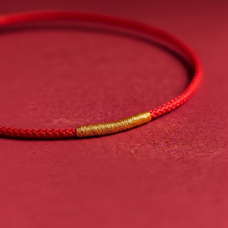 Minimalist Red String Couple Bracelet