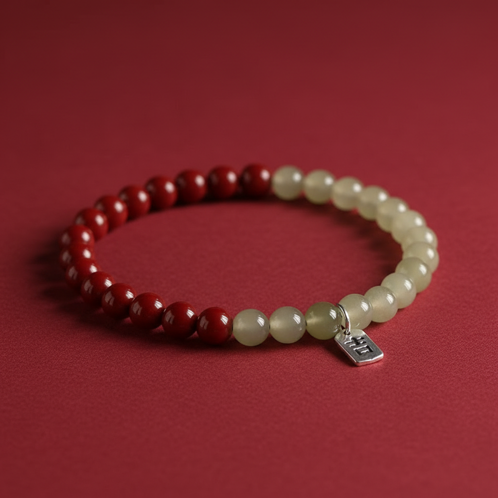 Putuo Mountain Blessed Cinnabar Bracelet