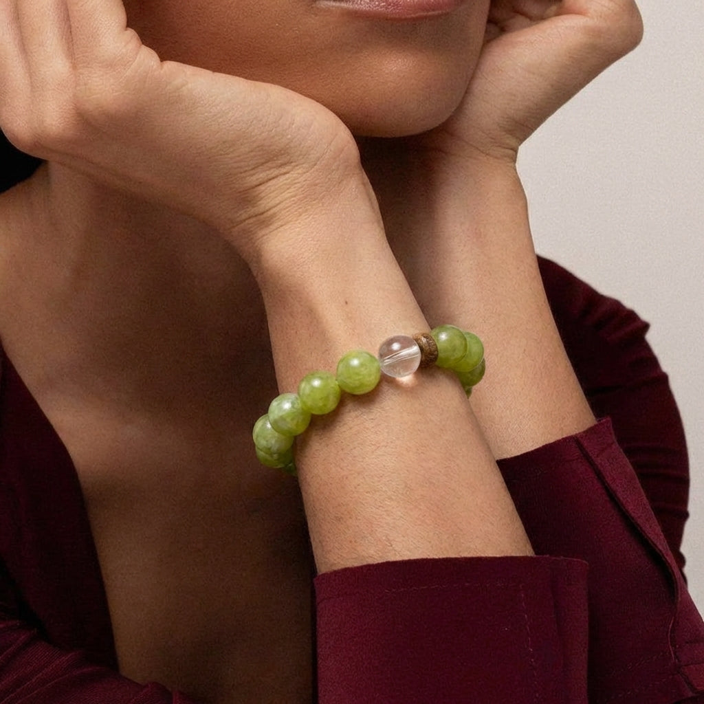 Jade & Agarwood Bracelet