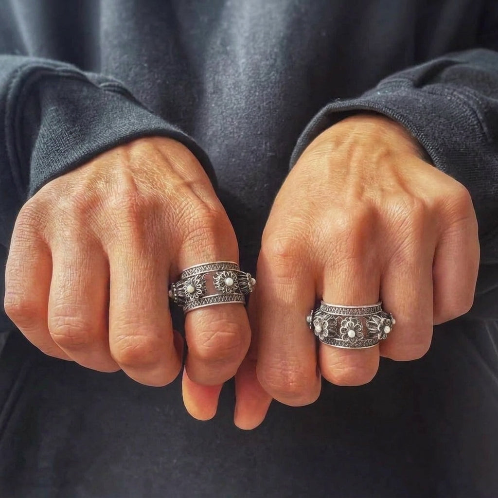 Miao Silver  Men Ring  | Ethnic Heritage