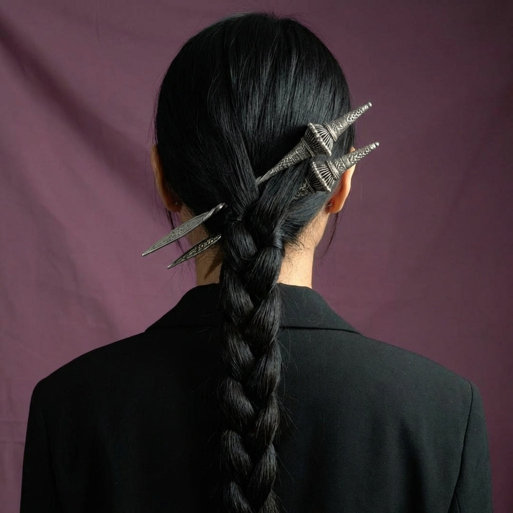 Miao Silver Hair Accessory Bundle | Ethnic Heritage