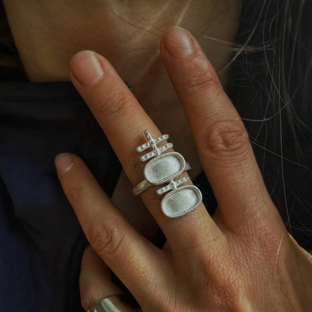 Miao Silver Earrings | Ethnic Heritage