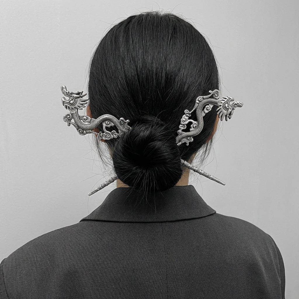 Miao Silver Hair Accessory Bundle | Ethnic Heritage