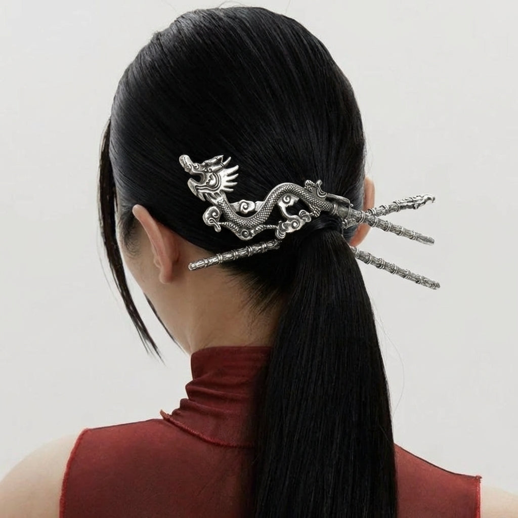 Miao Silver Hair Accessory Bundle | Ethnic Heritage