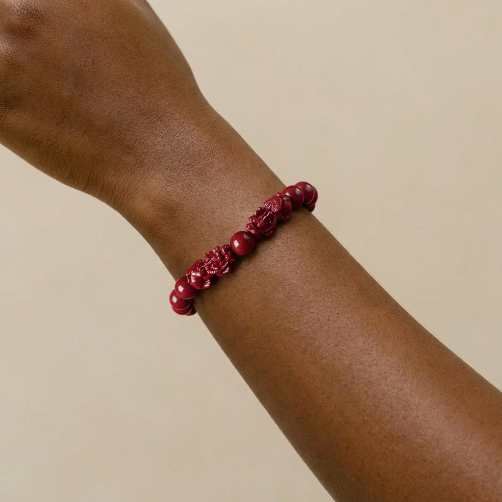 Cinnabar Pixiu Zodiac Bracelet