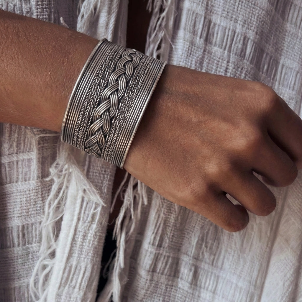 Miao Silver Bracelet | Ethnic Heritage