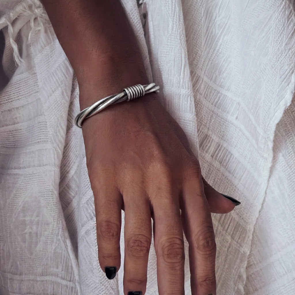 Miao Silver Bracelet -  | Ethnic Heritage