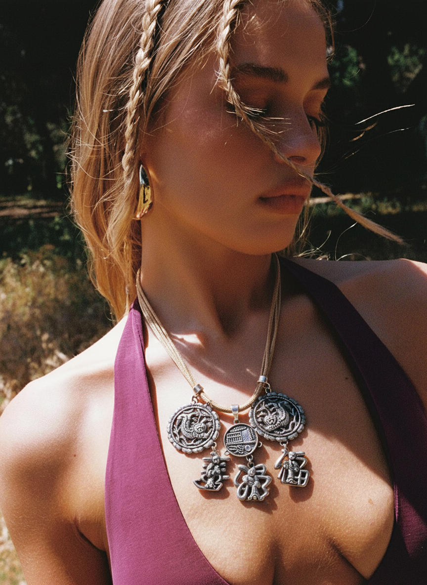 Miao Silver DIY Craft Supplies/Necklace  | Ethnic Heritage