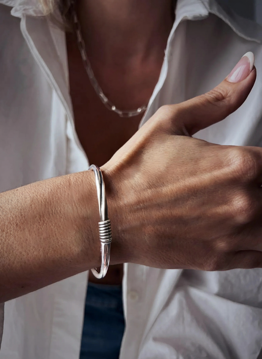 Miao Silver Bracelet -  | Ethnic Heritage