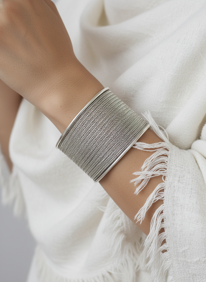 Miao Silver Bracelet | Ethnic Heritage
